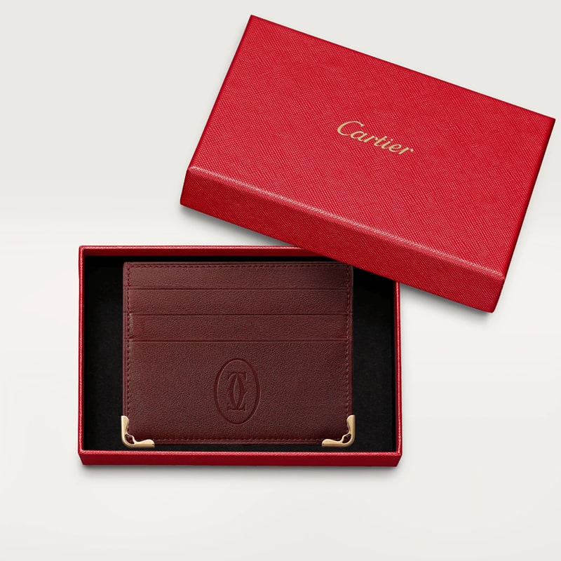 Simple 6 Credit Card Holder Must de Cartier Aiwa Flowers